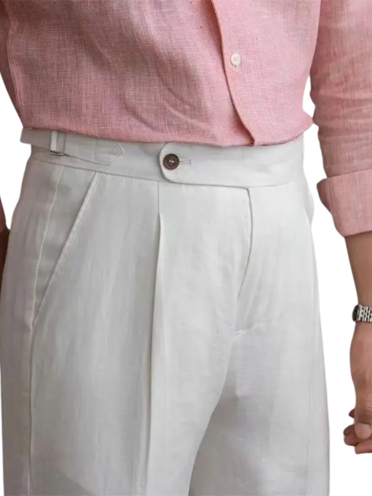100% Leinenhose fur herren
