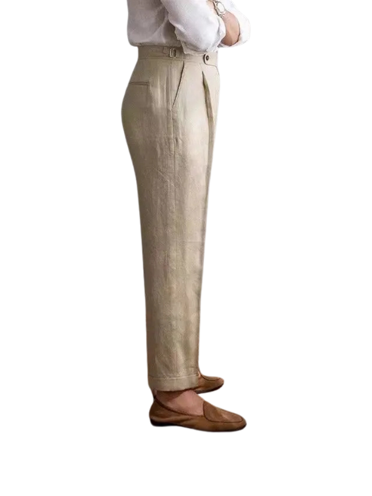 100% Leinenhose fur herren