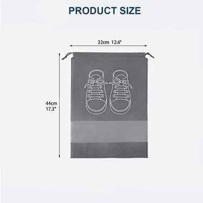 5/10 Stück Schuhe Aufbewahrungstasche Kleiderschrank Organizer Nicht-gewebt Reise Tragetasche Wasserfest Tasche Kleidung Klassifiziert Ziehen Aufhängetasche