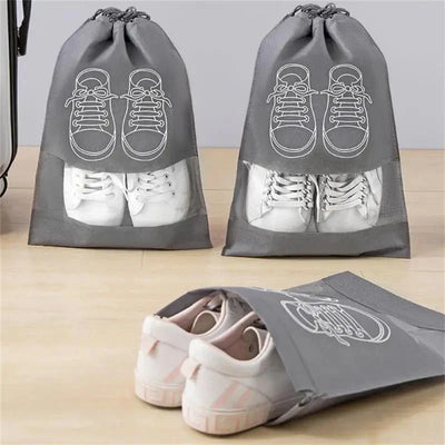 5/10 Stück Schuhe Aufbewahrungstasche Kleiderschrank Organizer Nicht-gewebt Reise Tragetasche Wasserfest Tasche Kleidung Klassifiziert Ziehen Aufhängetasche