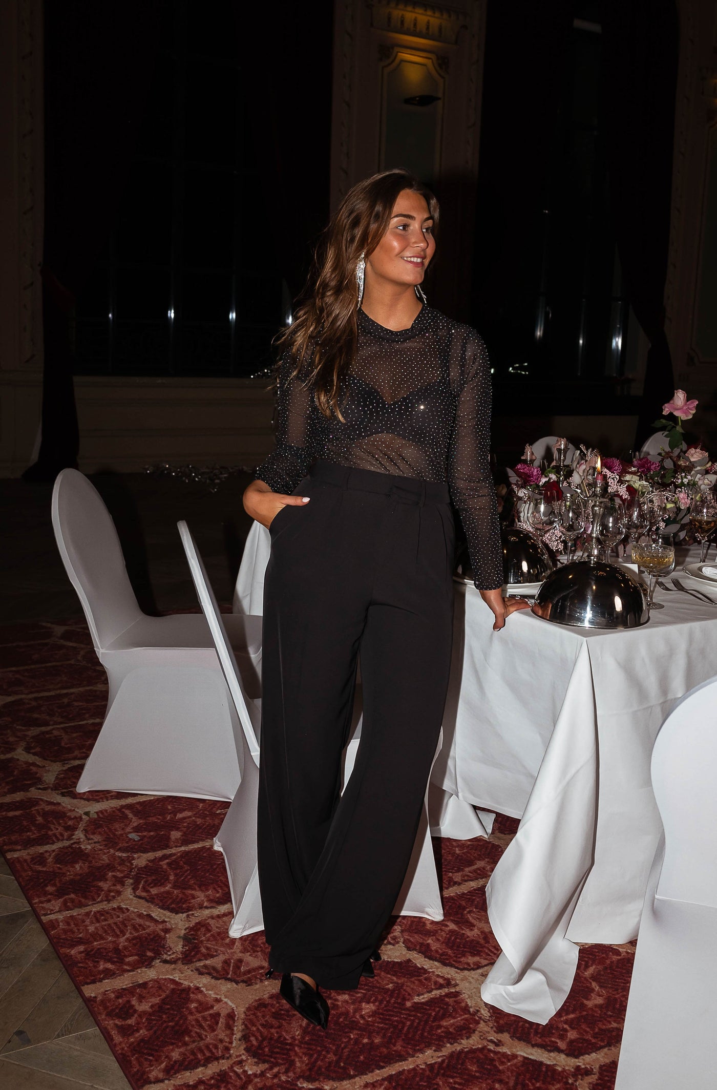 Mica | Pailletten-Bodysuit