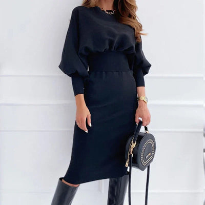 Damen Midikleid Elegantes Design Festliches Kleid für Hochzeitsgast