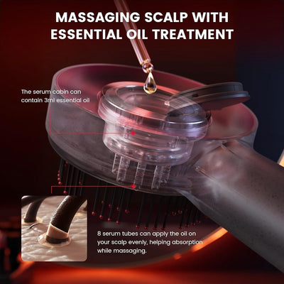 3-in-1 Kopfhautmassagebürste – Ultimatives Haarwachstum & Entspannung