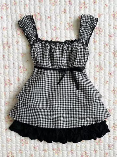 Damen Sommerliches Minikleid mit verspielten Punkten und eleganten Rüschendetails WOLFF