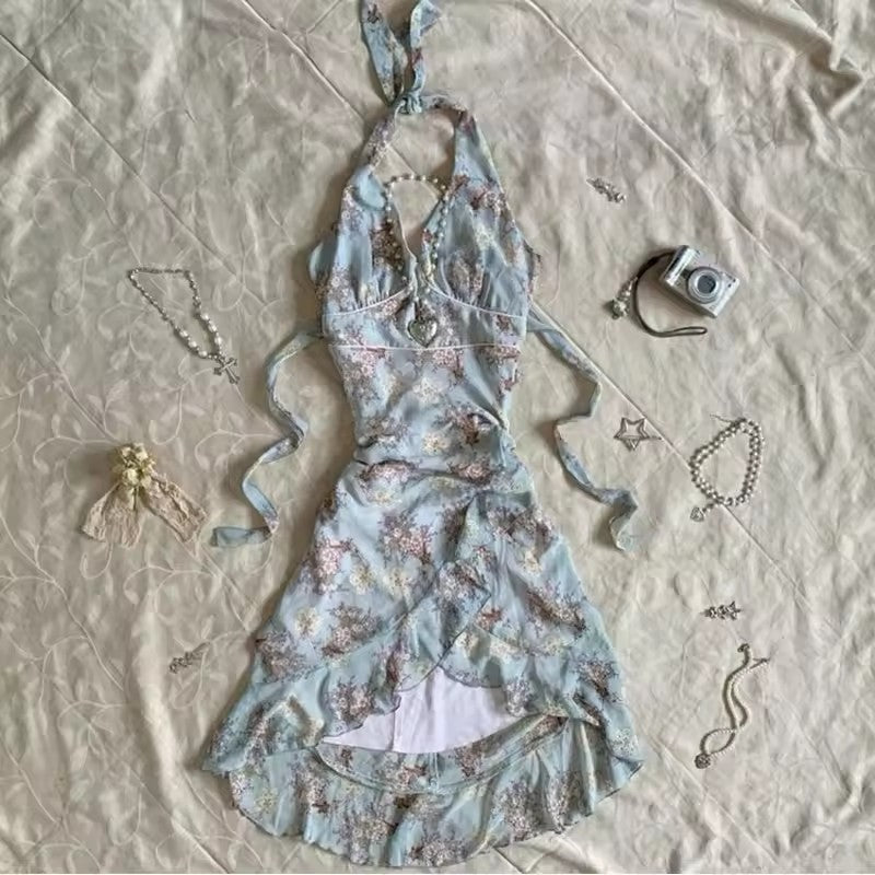 Damen Sommerliches Minikleid mit verspielten Punkten und eleganten Rüschendetails WOLFF