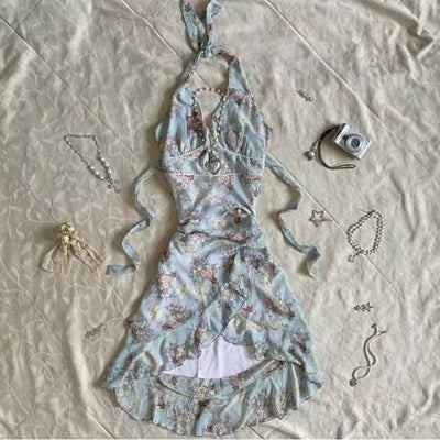 Damen Sommerliches Minikleid mit verspielten Punkten und eleganten Rüschendetails WOLFF