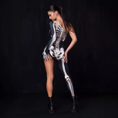 Damen Bodysuit mit einzigartigem Skelettdesign WOLFF