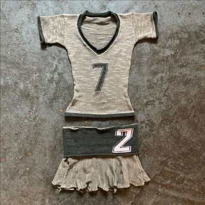 Damen Sportliches Oberteil und Rock Set WOLFF