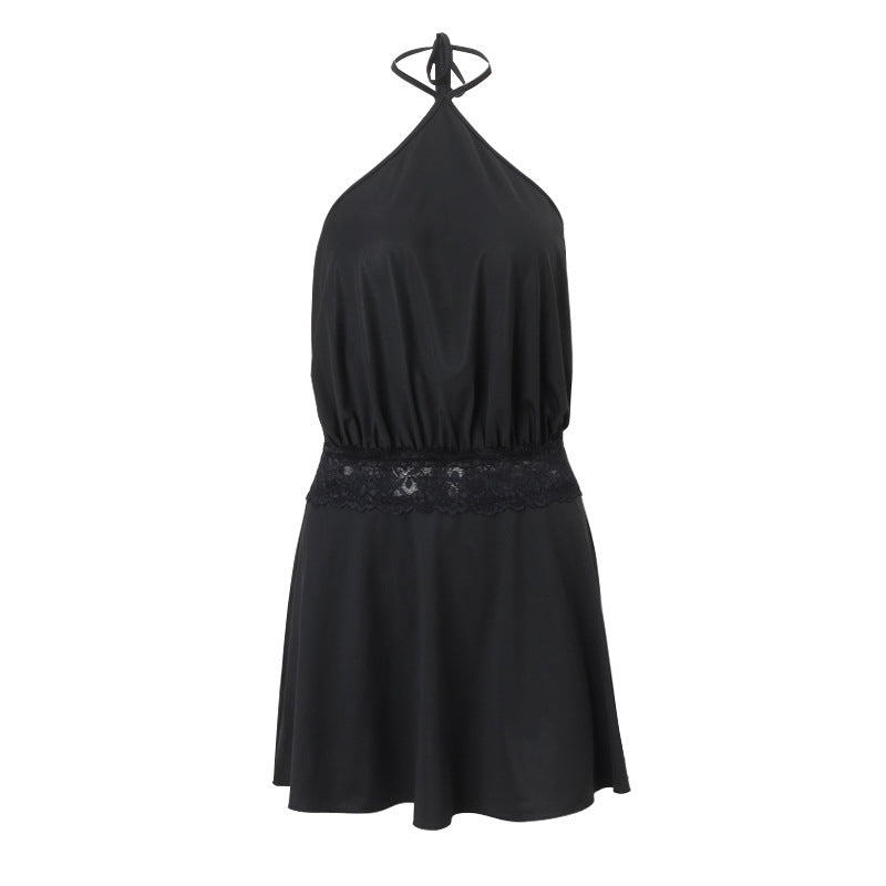 Damen lässiges Minikleid mit elegantem Spaghetti-Träger-Design WOLFF