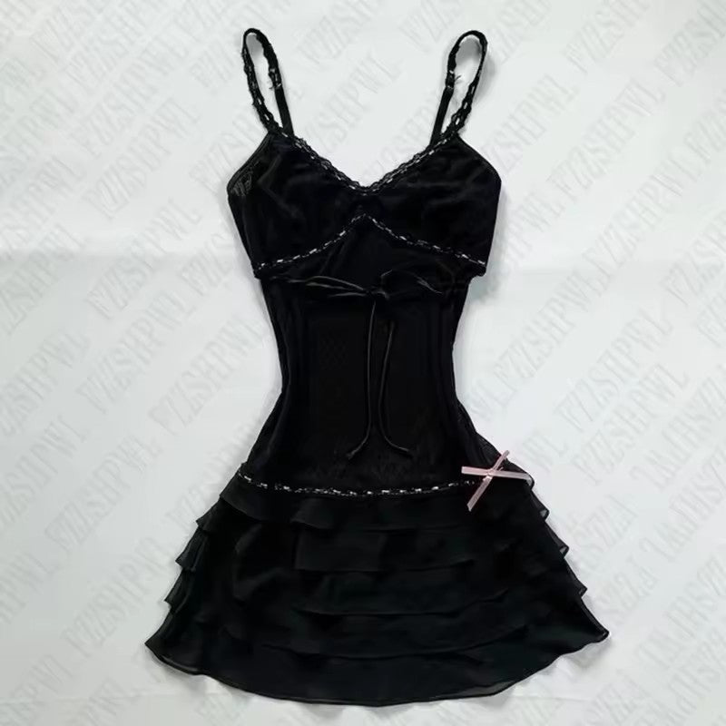 Damen Sommerliches Minikleid mit verspielten Punkten und eleganten Rüschendetails WOLFF