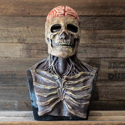 2023 neueste Skeleton Bio-Maske Halloween Horror Maske Cosplay Party 3D Latex bewegliche Backe Helm Skeleton Dekoration Requisiten