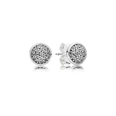 925 Sterling Silber Ohrstecker Klare Funken Krone Herz Tropfen Halo Ohrringe Für Frauen Hochzeitsfeier Schmuck Geschenk