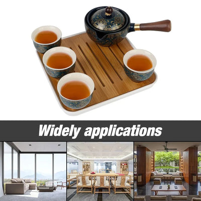 360-Grad-Rotations-Teebereiter und Teesieb, Keramik-Teetasse für Puer-Porzellan, chinesisches Gongfu-Teeset, Blumen, exquisite Form