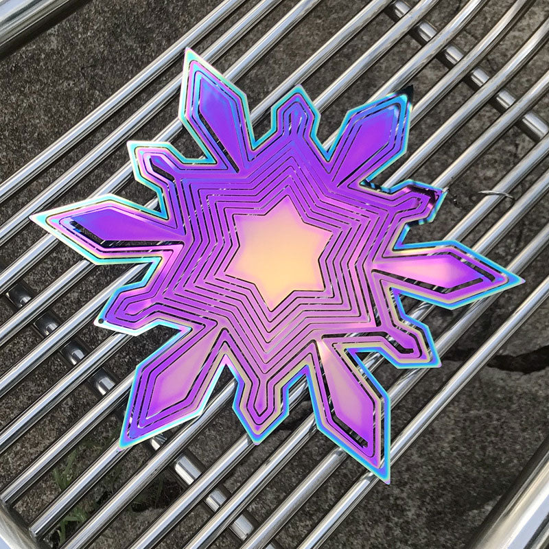 3D-Metal-Windspiel, Schlafzimmer, Innen- und Außenbereich, Dekoration, Herz, quadratisch, Tropfenform, Schnitzerei, Kunsthandwerk, rotierendes 3D-Metal-Windspiel