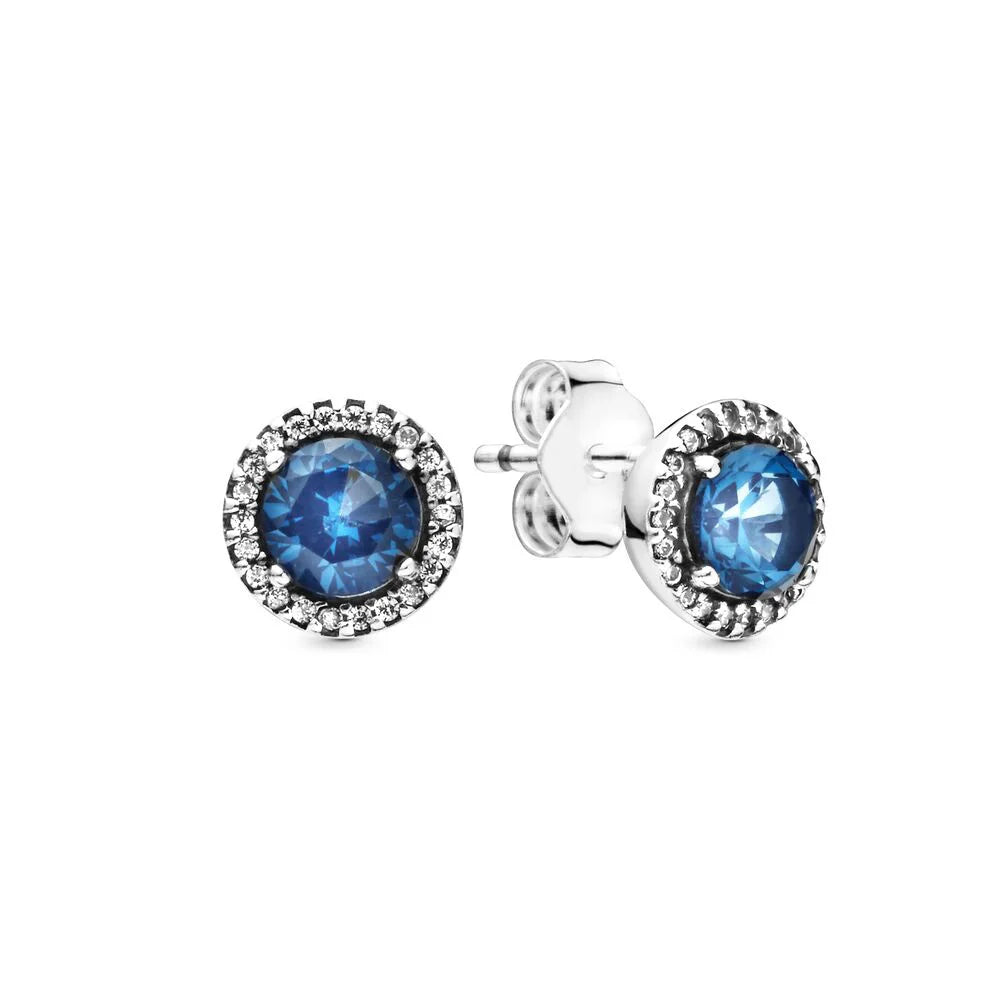 925 Sterling Silber Ohrstecker Klare Funken Krone Herz Tropfen Halo Ohrringe Für Frauen Hochzeitsfeier Schmuck Geschenk