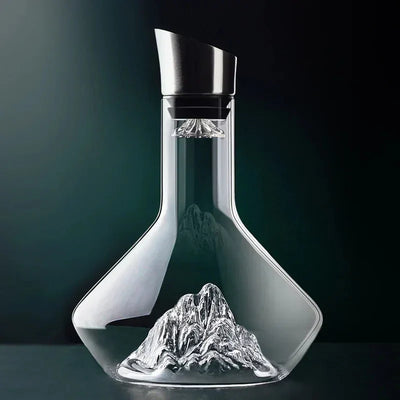1500ml Iceberg Dekanter Kreatives Bleifreies Kristallmaterial Luxus Hochwertige Wohn-Rotwein Weine Verteiler Dekanter Weinkrug