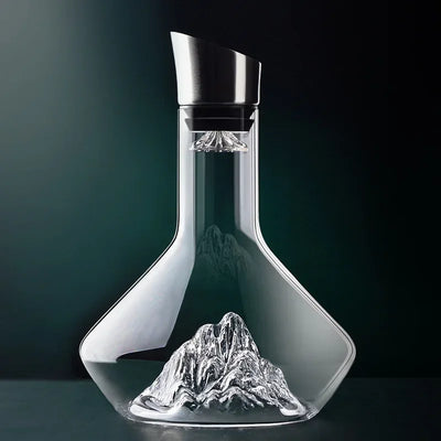 1500ml Iceberg Dekanter Kreatives Bleifreies Kristallmaterial Luxus Hochwertige Wohn-Rotwein Weine Verteiler Dekanter Weinkrug