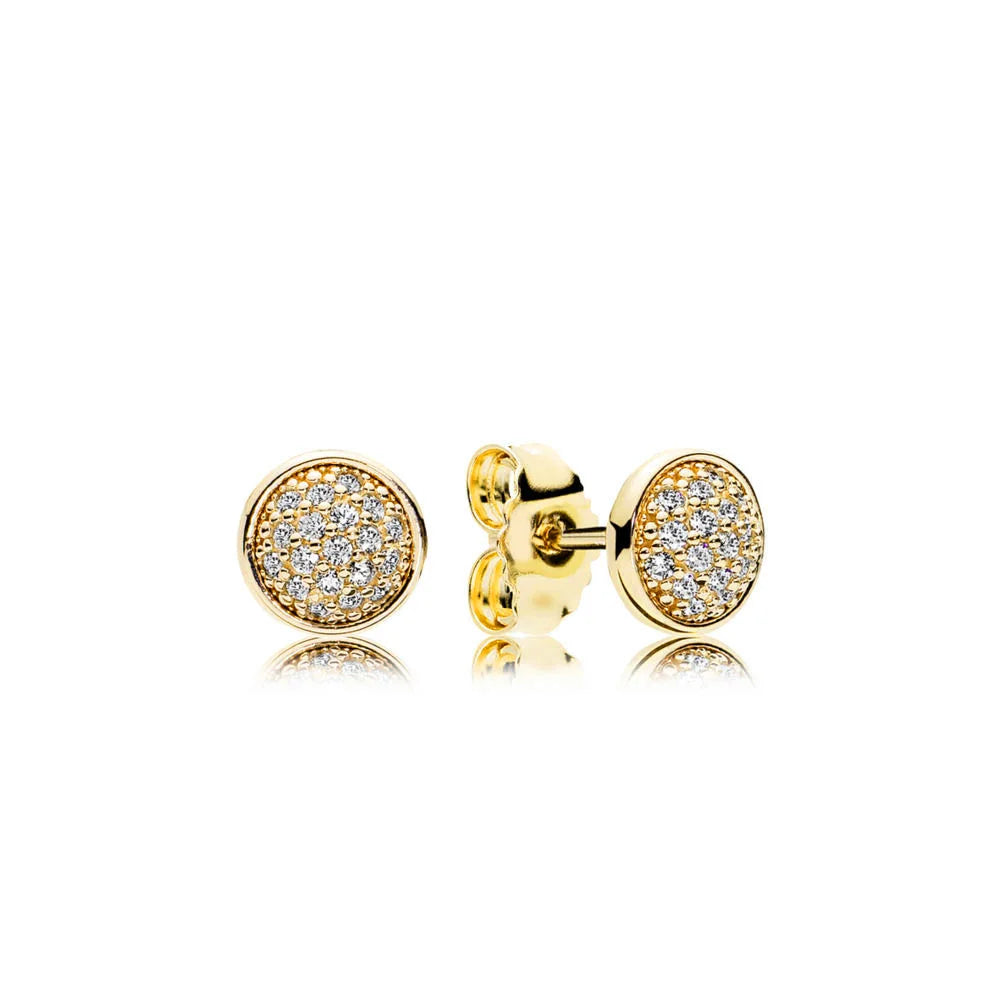 925 Sterling Silber Ohrstecker Klare Funken Krone Herz Tropfen Halo Ohrringe Für Frauen Hochzeitsfeier Schmuck Geschenk