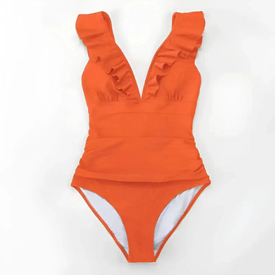 Avelena | Badeanzug Monokini Mit Rüschen