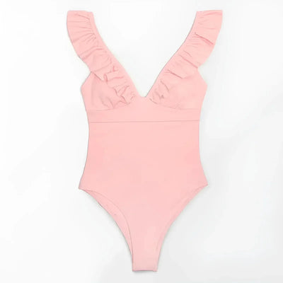 Avelena | Badeanzug Monokini Mit Rüschen