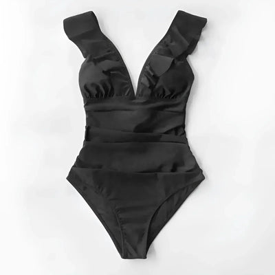 Avelena | Badeanzug Monokini Mit Rüschen
