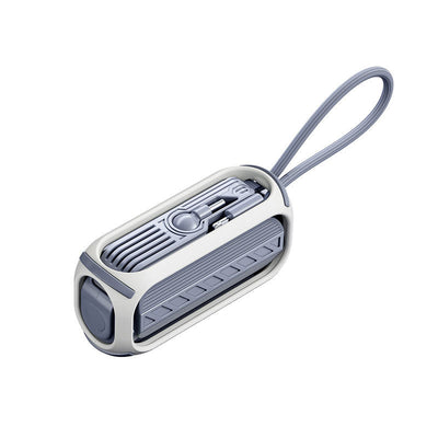 3-In-1 5000mAh Mini Power Bank mit drehbarem faltbarem Anschluss