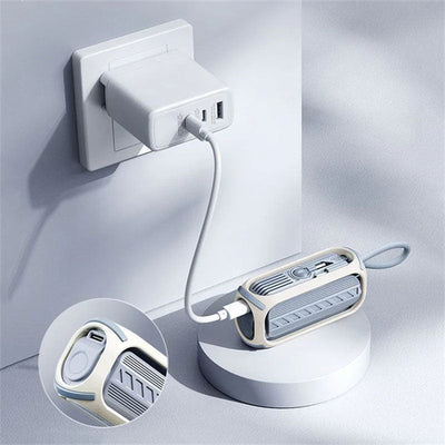 3-In-1 5000mAh Mini Power Bank mit drehbarem faltbarem Anschluss