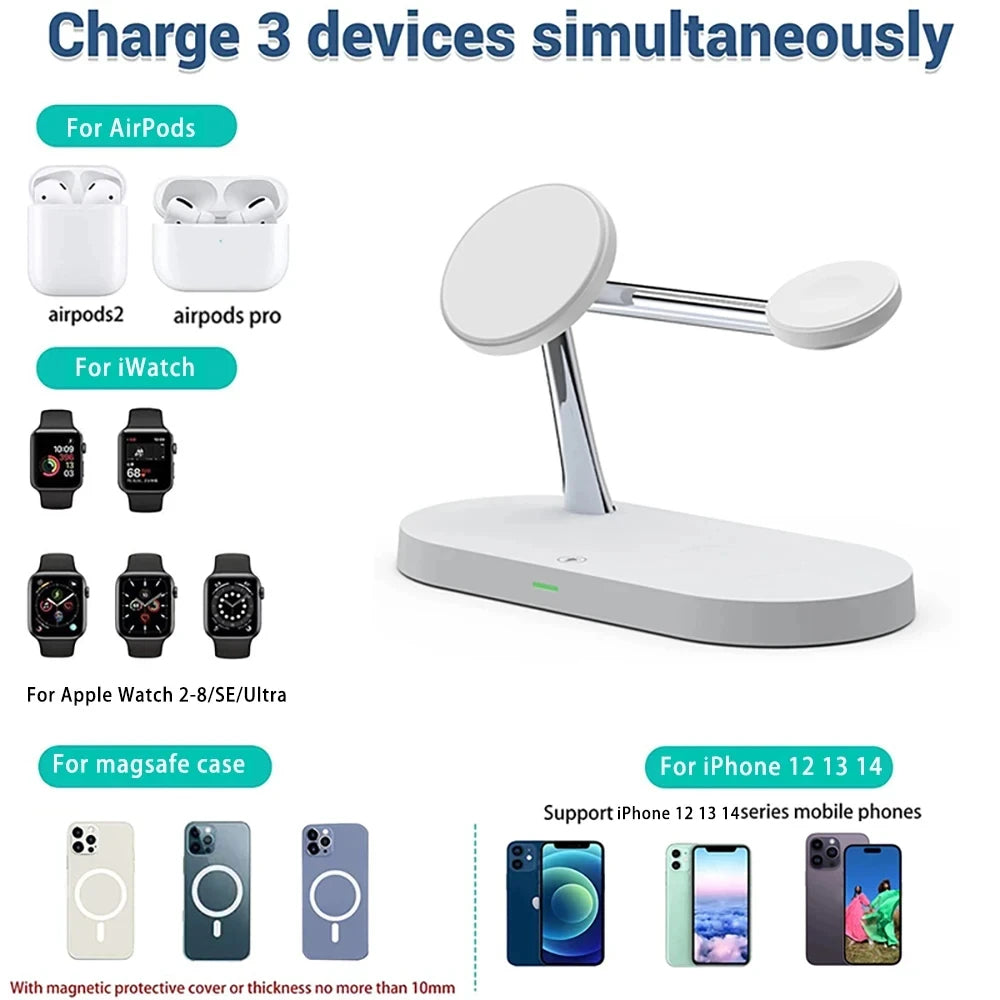 5-in-1 Magnetische Drahtlose Ladehalterung