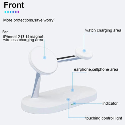 5-in-1 Magnetische Drahtlose Ladehalterung