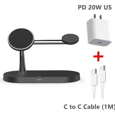 5-in-1 Magnetische Drahtlose Ladehalterung