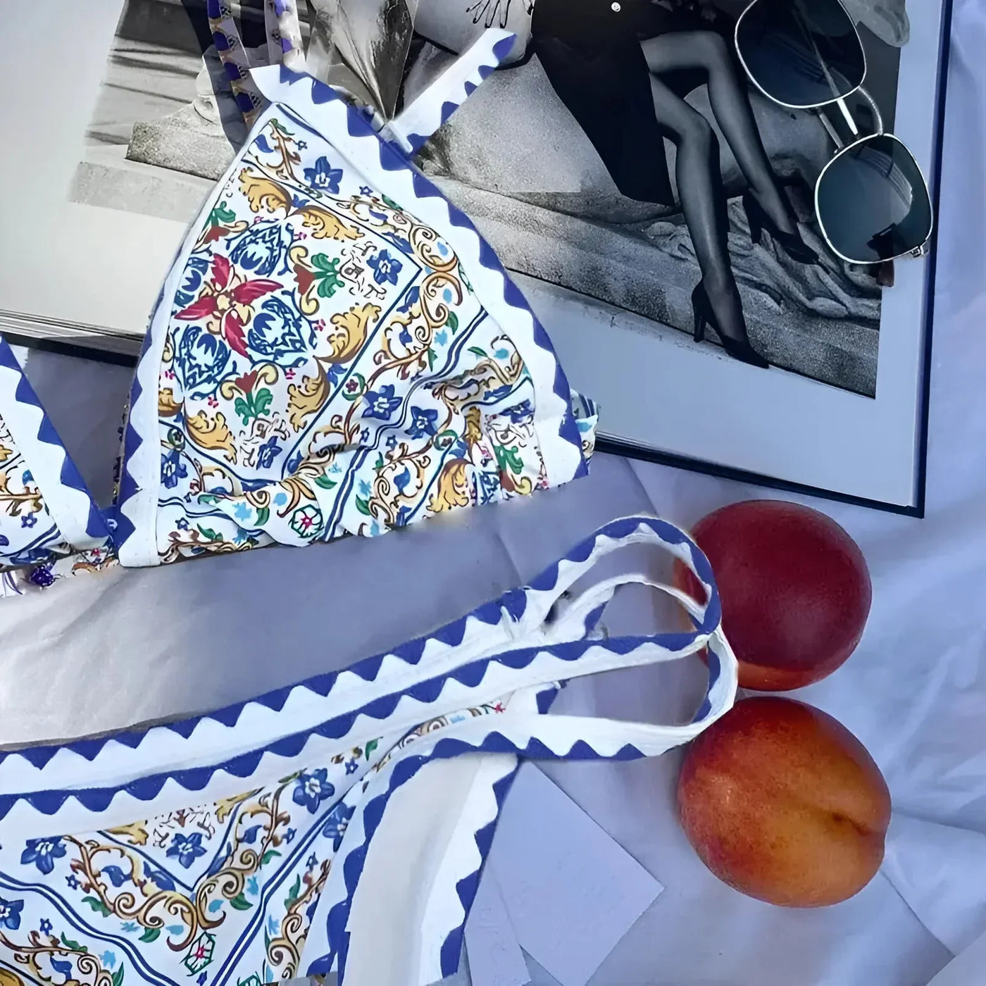 Avelena | Bikini-Set Mit Geometrischem Druck